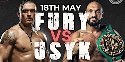 Immagine principale di FURY vs USYK - LIVE AT POINT BLANK NEWCASTLE 