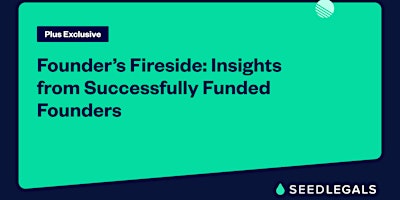 Primaire afbeelding van Plus Exclusive -  Insights from Successfully Funded Founders