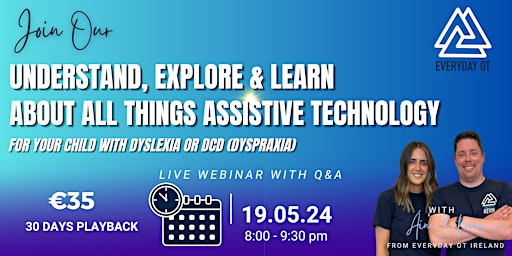 All things Assistive Technology for your child with Dyslexia or DCD primary image
