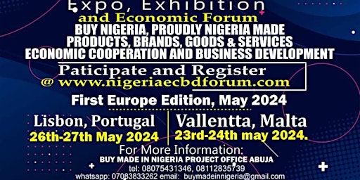 Imagem principal do evento Buy Made In Nigeria Expo