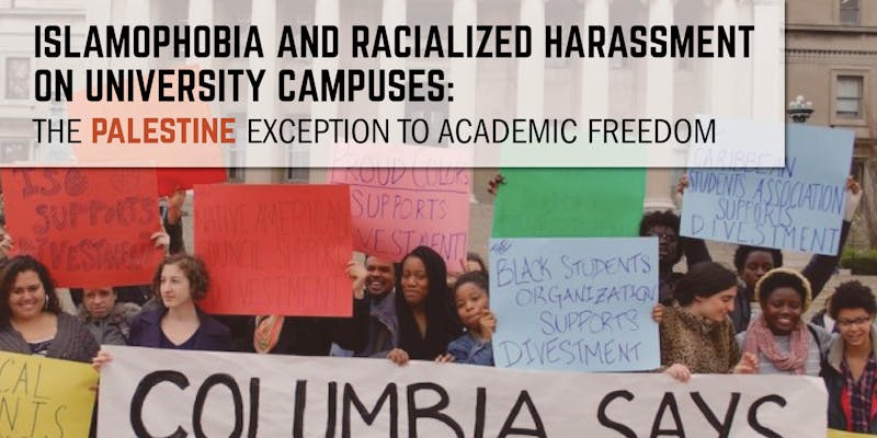 Islamophobia and Racialized Harassment on University Campuses