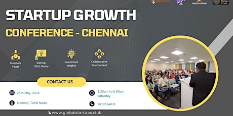 Startup Growth Conference - Chennai