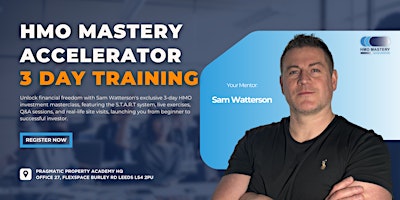 HMO Mastery - 3 Day Training - May 17th-19th primary image