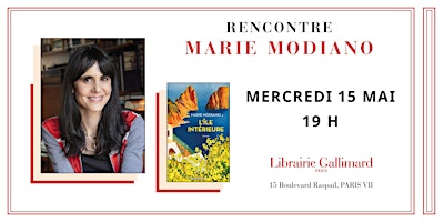 Marie Modiano à la Librairie Gallimard primary image