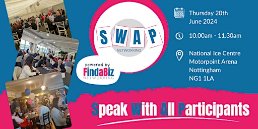Primaire afbeelding van FindaBiz SWAP Networking Nottingham