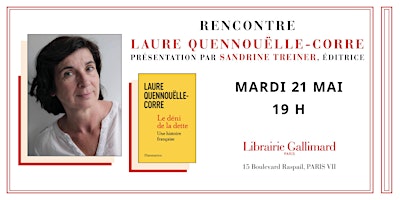 Imagem principal do evento Actualités : Laure Quenouëlle-Corre