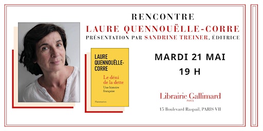 Hauptbild für Actualités : Laure Quenouëlle-Corre