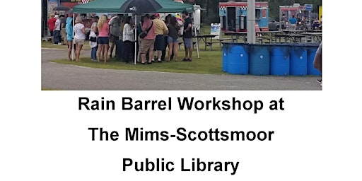 Imagem principal do evento Rain Barrel Workshop at Mims-Scottsmoor  Public Library