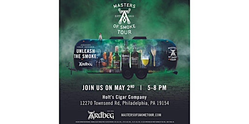 Imagem principal de Ardbeg Masters of Smoke Tour Comes to Philadelphia, Pa