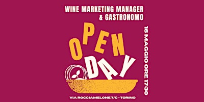 Imagen principal de Open Day ITS AGROALIMENTARE - I Corsi Wine Marketing Manager e Gastronomo