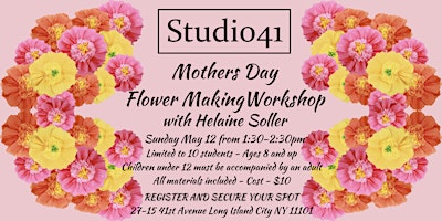 Mother's Day Flower Making Workshop primary image