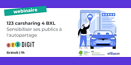 123 casharing 4 BXL : sensibiliser ses publics à l'autopartage primary image