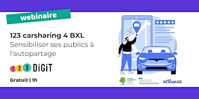 123 casharing 4 BXL : sensibiliser ses publics à l'autopartage primary image