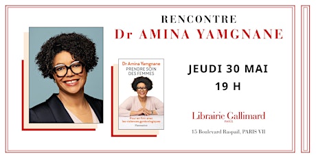 Dr Amina Yamgnane à la Librairie Gallimard