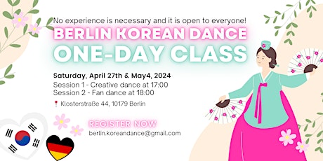 Berlin Korean Dance - Oneday class (April 27th, 2024)