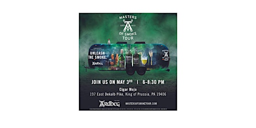 Primaire afbeelding van Ardbeg Masters of Smoke Tour Comes to King of Prussia, Pa