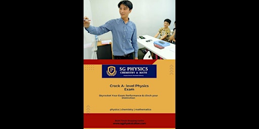 Imagem principal do evento Master A-Level Physics with Expert tuition Guidance