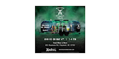 Imagem principal do evento Ardbeg Masters of Smoke Tour Comes to Claymont, Delaware