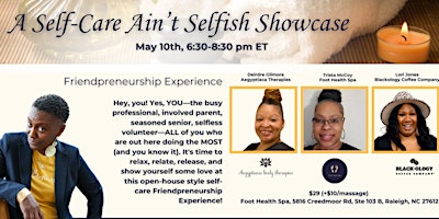 Imagem principal do evento Friendpreneur Forum: Self-Care Ain't Selfish Showcase