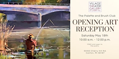 Primaire afbeelding van Opening Art Reception - "Points of View" The Palette and Brush Club