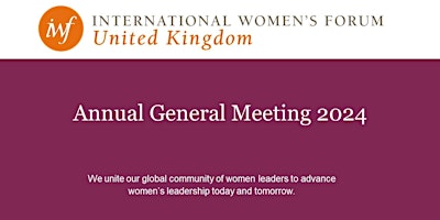 IWF UK Annual General Meeting 2024