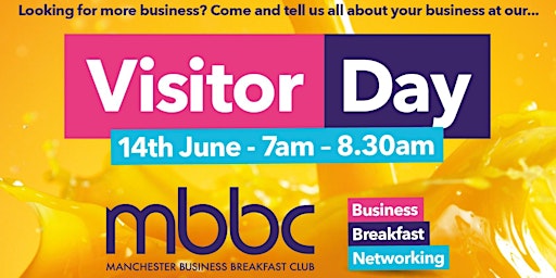 Image principale de Manchester Business Breakfast Club Visitor Day 2024