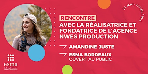 Hauptbild für Rencontre avec Amandine Juste, fondatrice de Nwes Productions