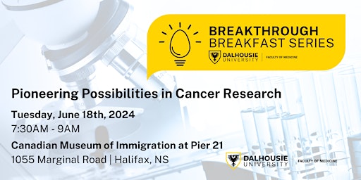 Imagen principal de Breakthrough Breakfast: Pioneering Possibilities in Cancer Research