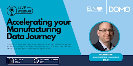 Accelerating your Manufacturing Data Journey
