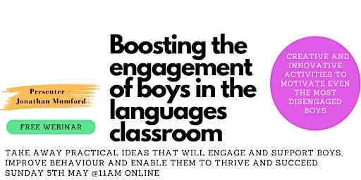 Boosting the Engagement of Boys in the Languages Classroom primary image