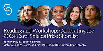 Reading and Workshop: Celebrating the 2024 Carol Shields Prize Shortlist primary image