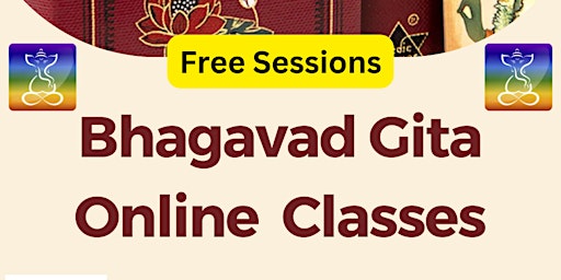 Imagem principal do evento Bhagavad Gita Classes (Online) - Free