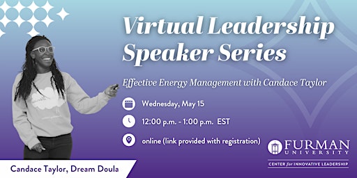 Virtual Speaker Series on Effective Energy Management (5/15)