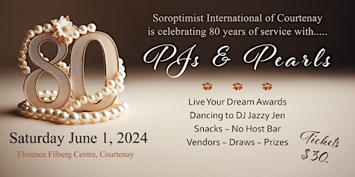 Imagem principal do evento PJs & Pearls ~ Soroptimist International of Courtenay