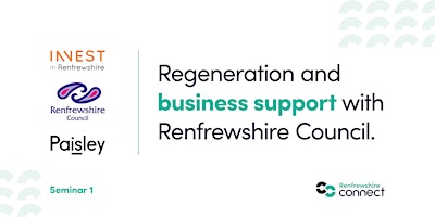 Primaire afbeelding van Regeneration and business support with Renfrewshire Council