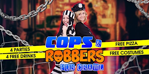 Image principale de Big Night Out Pub Crawl | COPS & ROBBERS | Saturday 11 May | Sydney