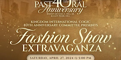 Imagem principal do evento Kingdom International  Church of God in Christ Fashion Extravaganza 2024