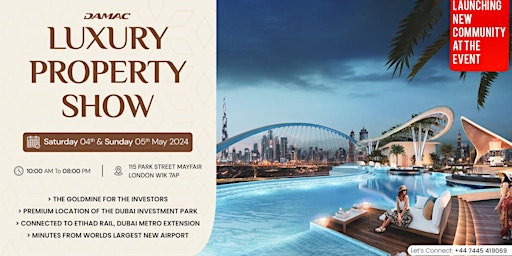 Imagem principal do evento Luxury Property Show - Featuring DAMAC!