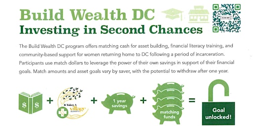 Imagem principal do evento Build Wealth DC Investing in Second Chances Interest Meeting