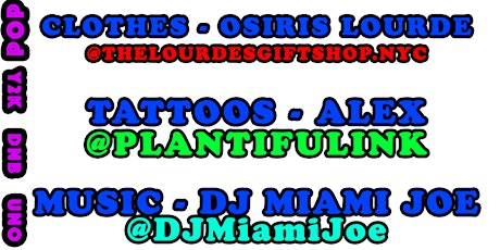The Lourdes Gift Shop NYC "First Pop Up Shop" - Tats by @PlantifulInk