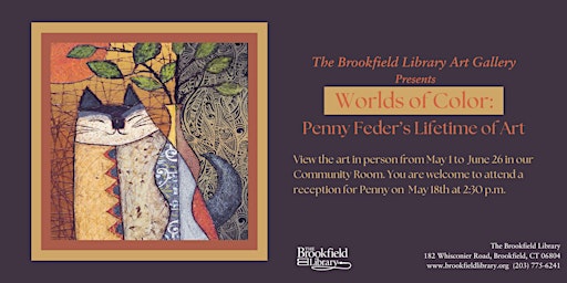 Imagem principal do evento Worlds of Color: Penny Feder's Lifetime of Art