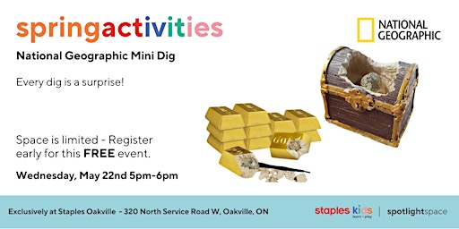 National Geographic Treasure Mini Dig Kit at Staples Oakville  primärbild