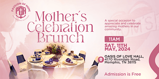 Primaire afbeelding van MOTHER'S CELEBRATION BRUNCH