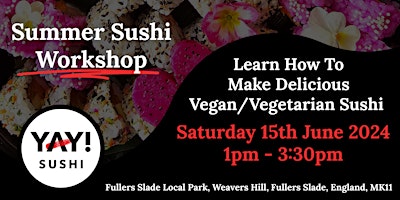 Immagine principale di Learn How To Make Delicious Vegan / Vegetarian Sushi with Chef Anna 
