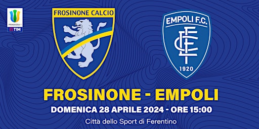 Imagem principal do evento Frosinone Calcio - Empoli