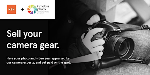 Primaire afbeelding van Sell your camera gear (free event) at Timeless Photo