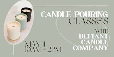 Imagen principal de Candle Pouring Party with Defiant Candle Company