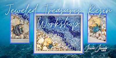 Jeweled Treasures Resin Workshop at Moonstone Art Studio  primärbild