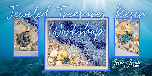 Imagem principal do evento Jeweled Treasures Resin Workshop at Moonstone Art Studio
