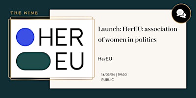 Imagem principal do evento Launch: HerEU: association of women in politics